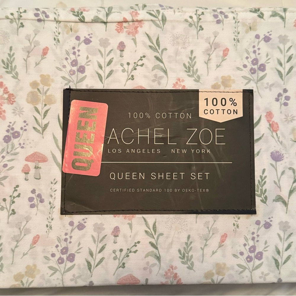 Rachel Zoe Mushroom sheet set